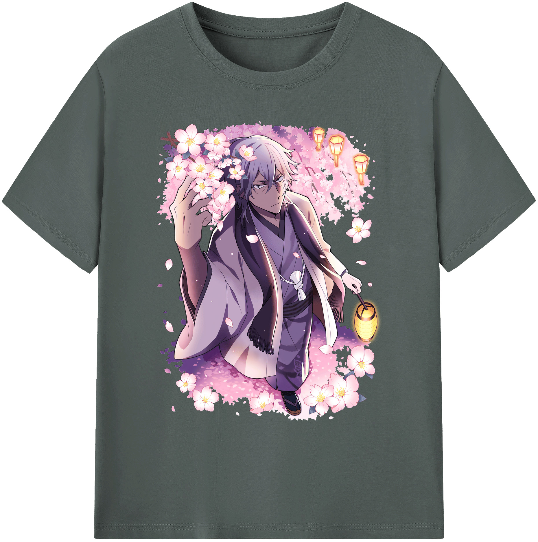 （画像用） 文豪ストレイドッグス Bungo Stray Dogs 綿100％ メンズ半袖Tシャツ｜肌触りやわらか＆通気性